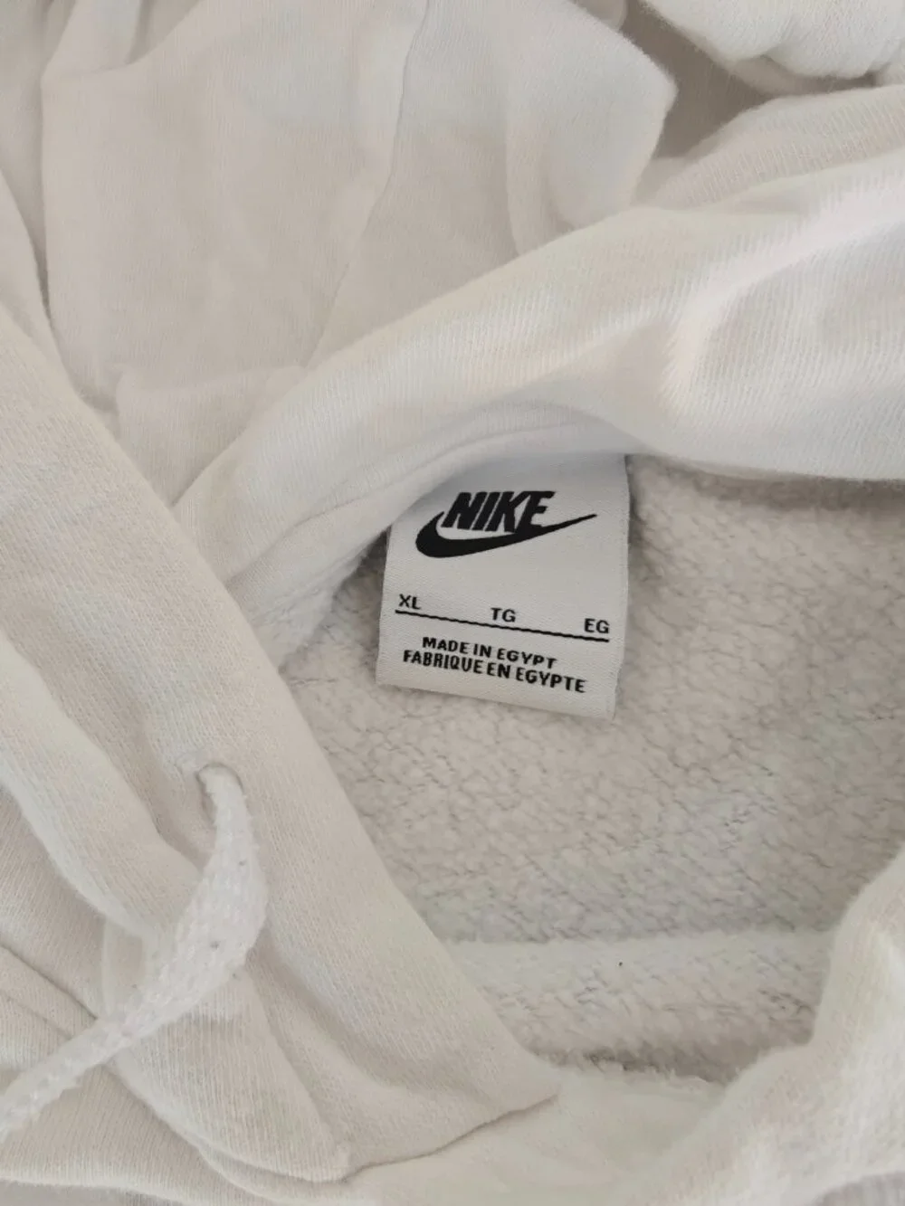 Nike Las Vegas Hoodie Men's XL White Pullover Fleece Sweatshirt Graphic Logo